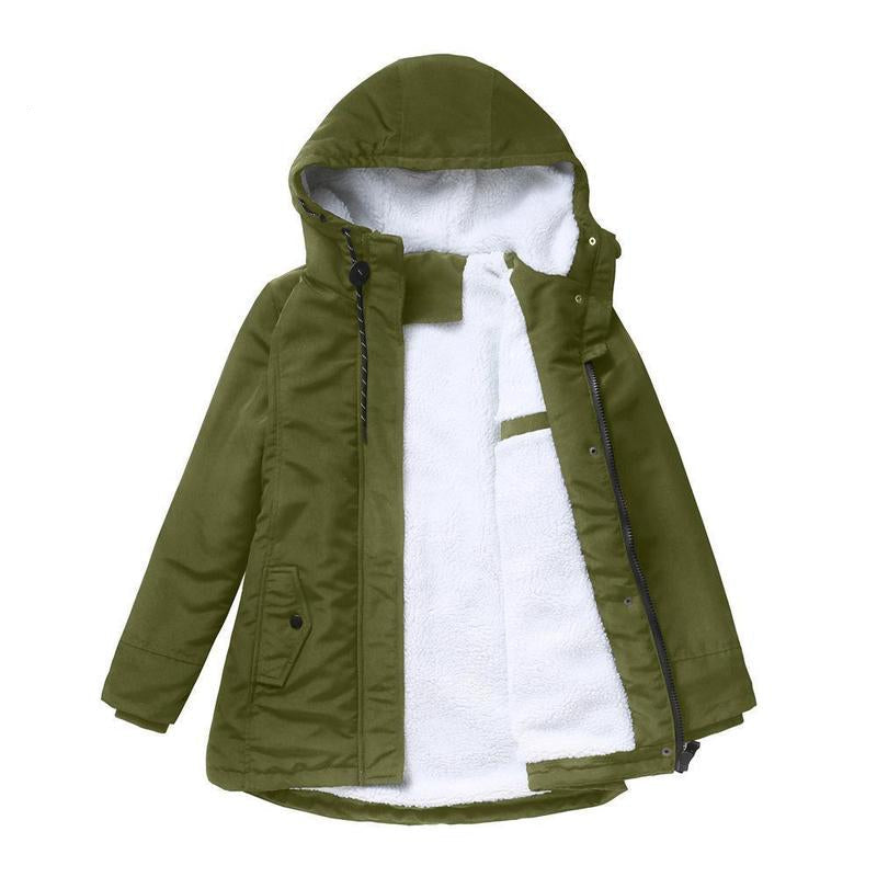Annika | Manteau d'hiver matelassé à capuchon