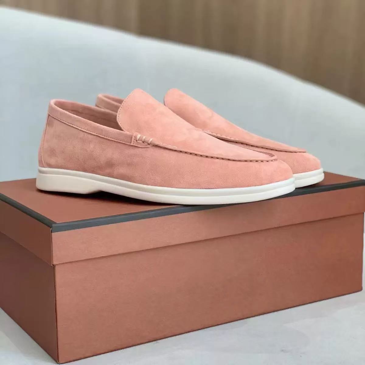 Mocassins classiques à boucle pour homme