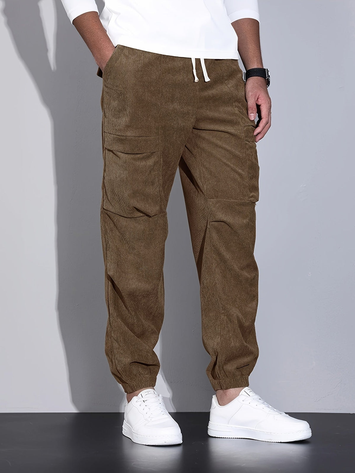 Orlando | Pantalon cargo en velours côtelé