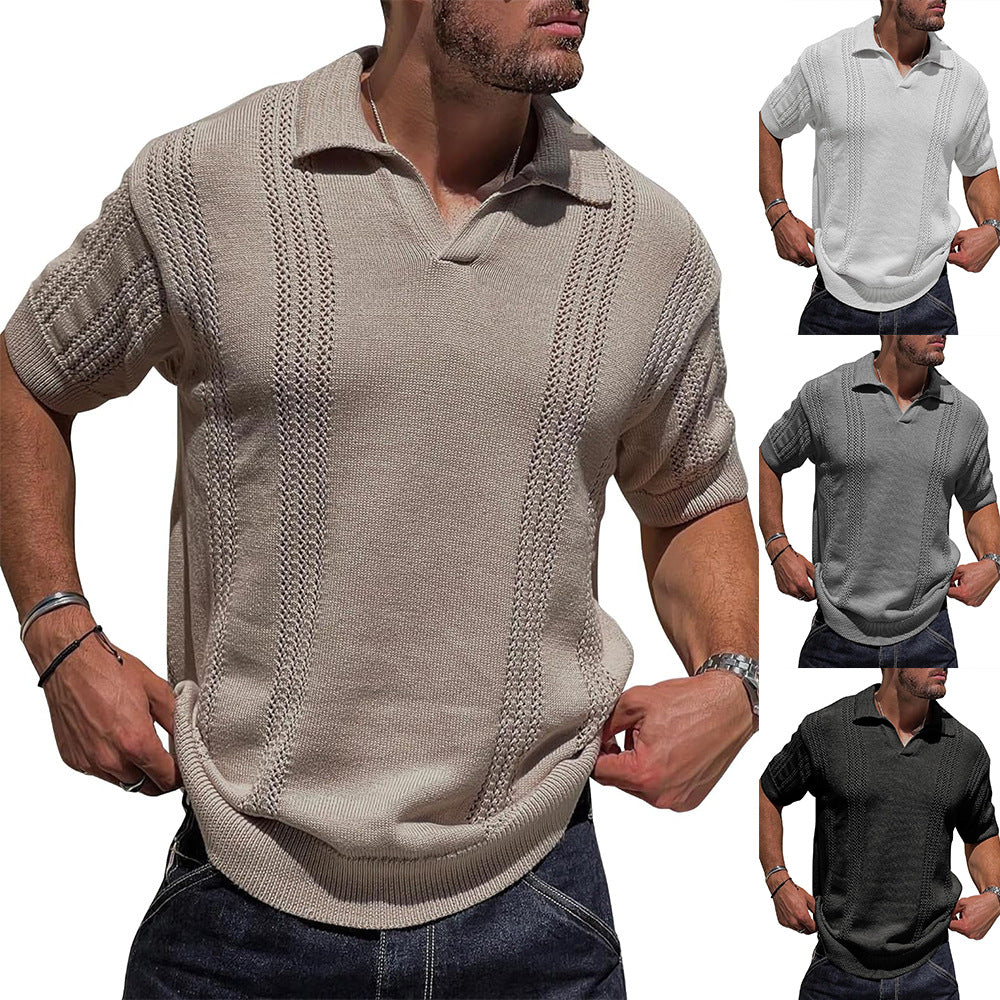 Hauts ajourés amples unis pour homme