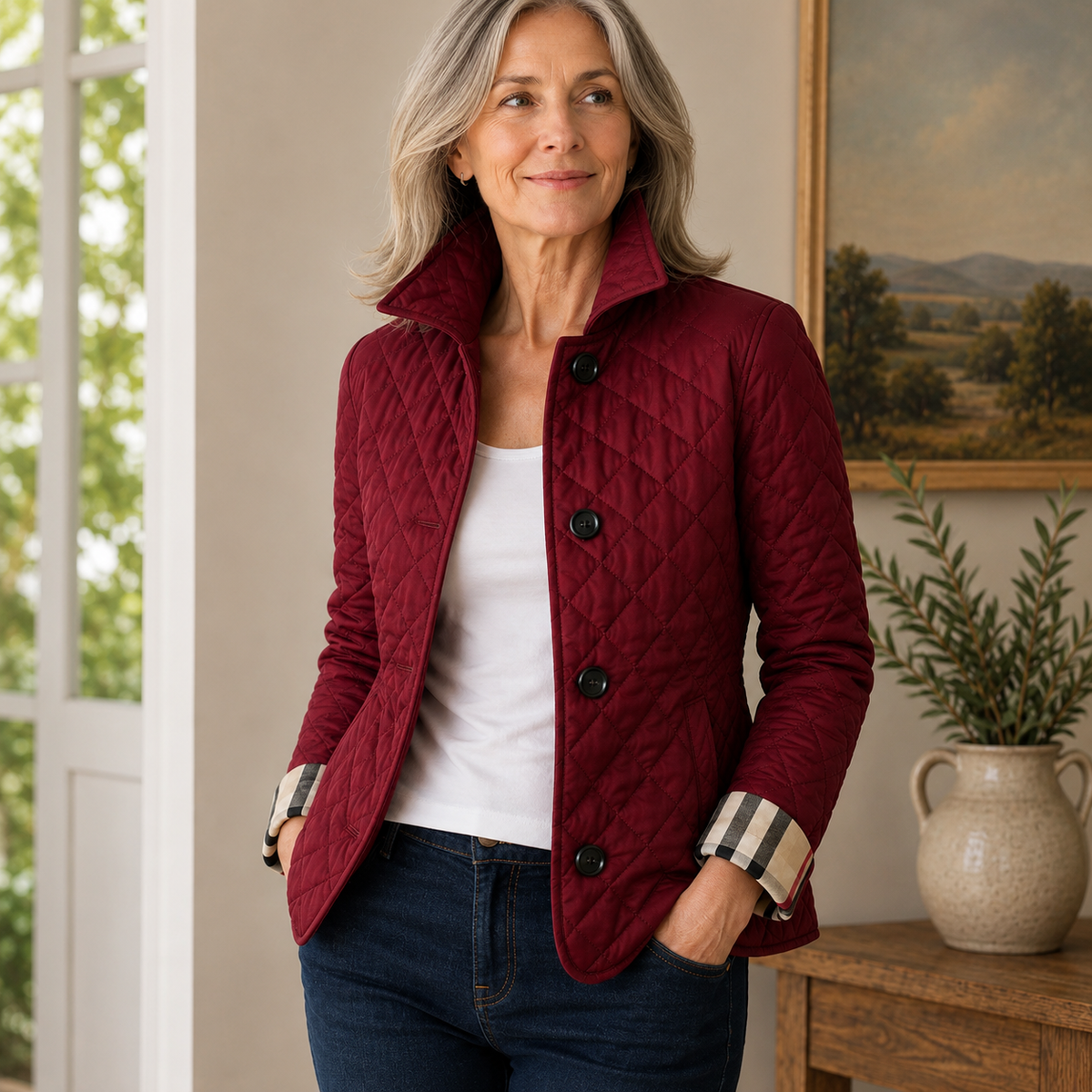 Veste matelassée élégante et confortable