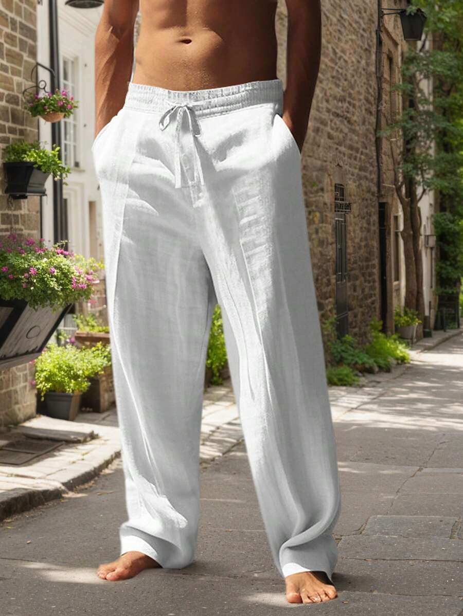 Rocco | Pantalon en lin avec cordon