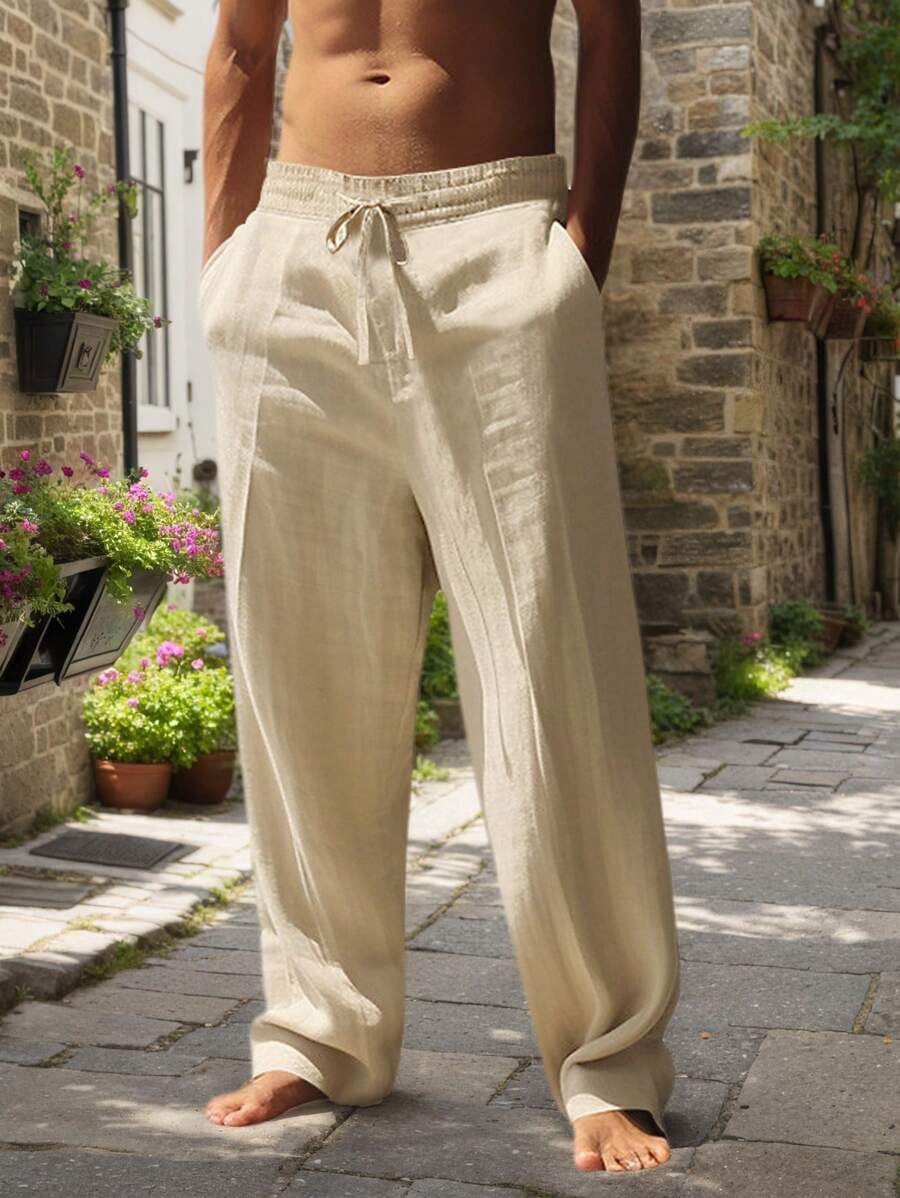 Rocco | Pantalon en lin avec cordon
