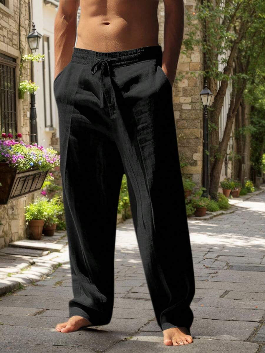 Rocco | Pantalon en lin avec cordon
