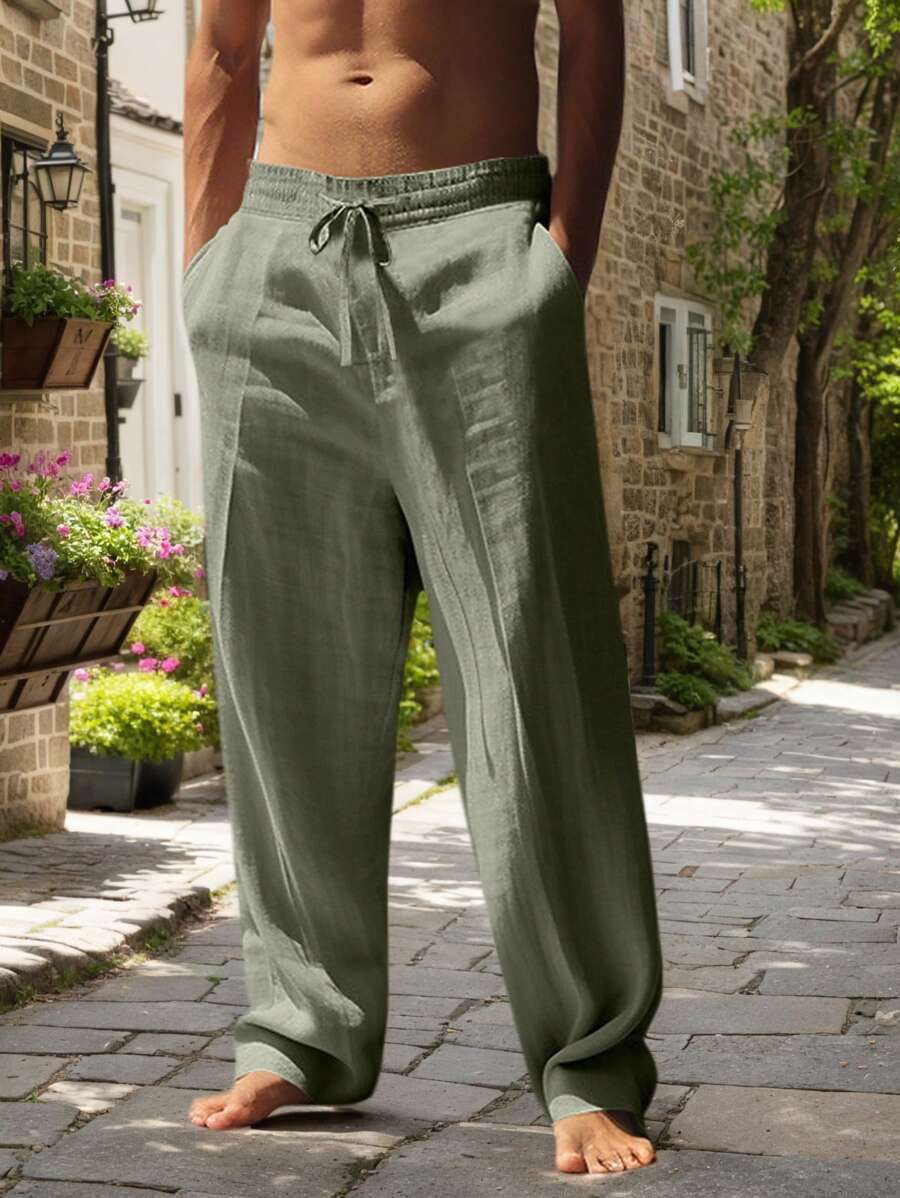 Rocco | Pantalon en lin avec cordon