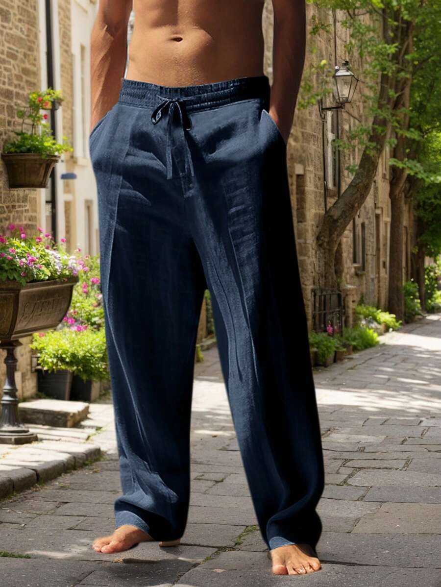 Rocco | Pantalon en lin avec cordon