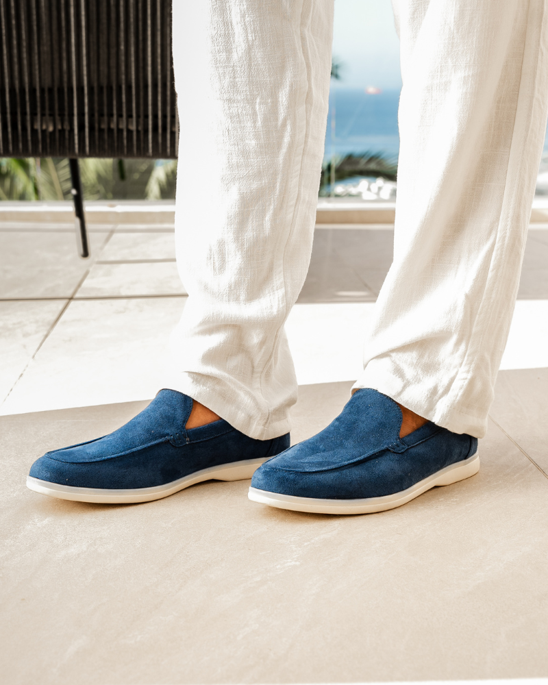 Fabio | Mocassins en cuir suédé