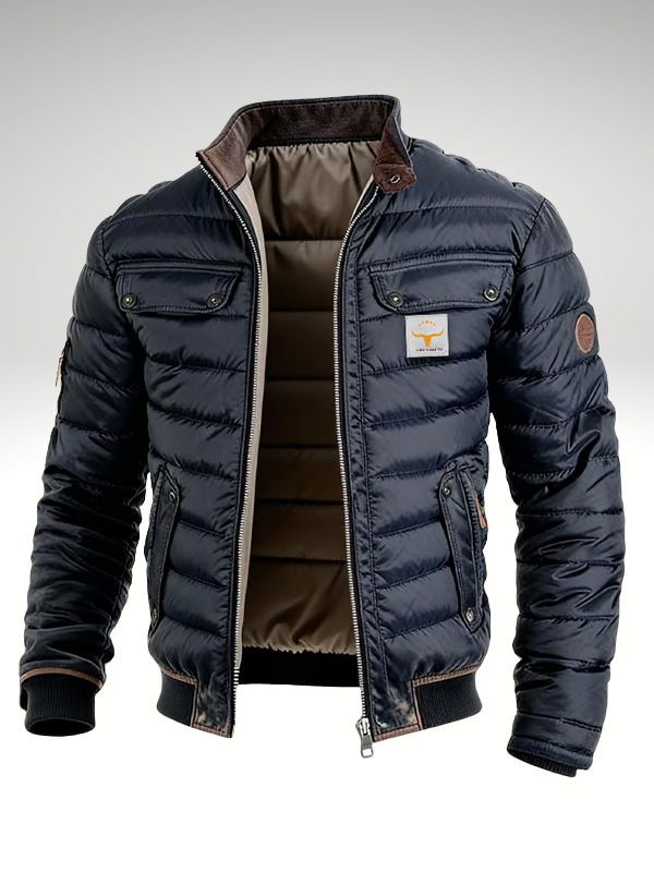 Ottavio | Veste vintage à col contrastant