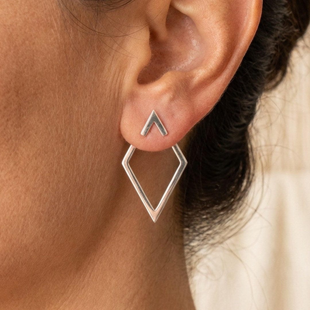 Boucles d'oreilles à tige Géométriques bohèmes