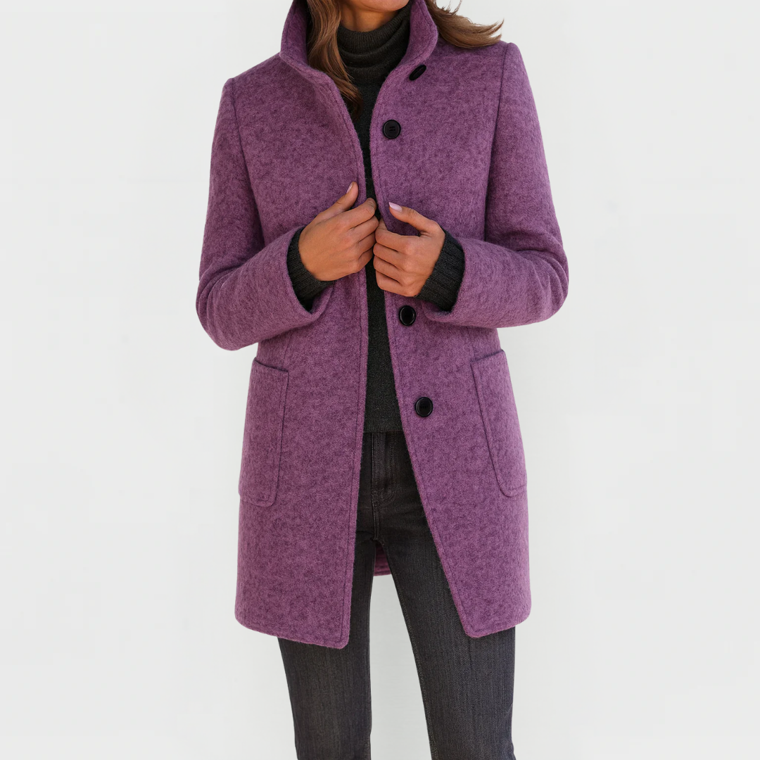 Eleonora | Manteau en laine mi-long