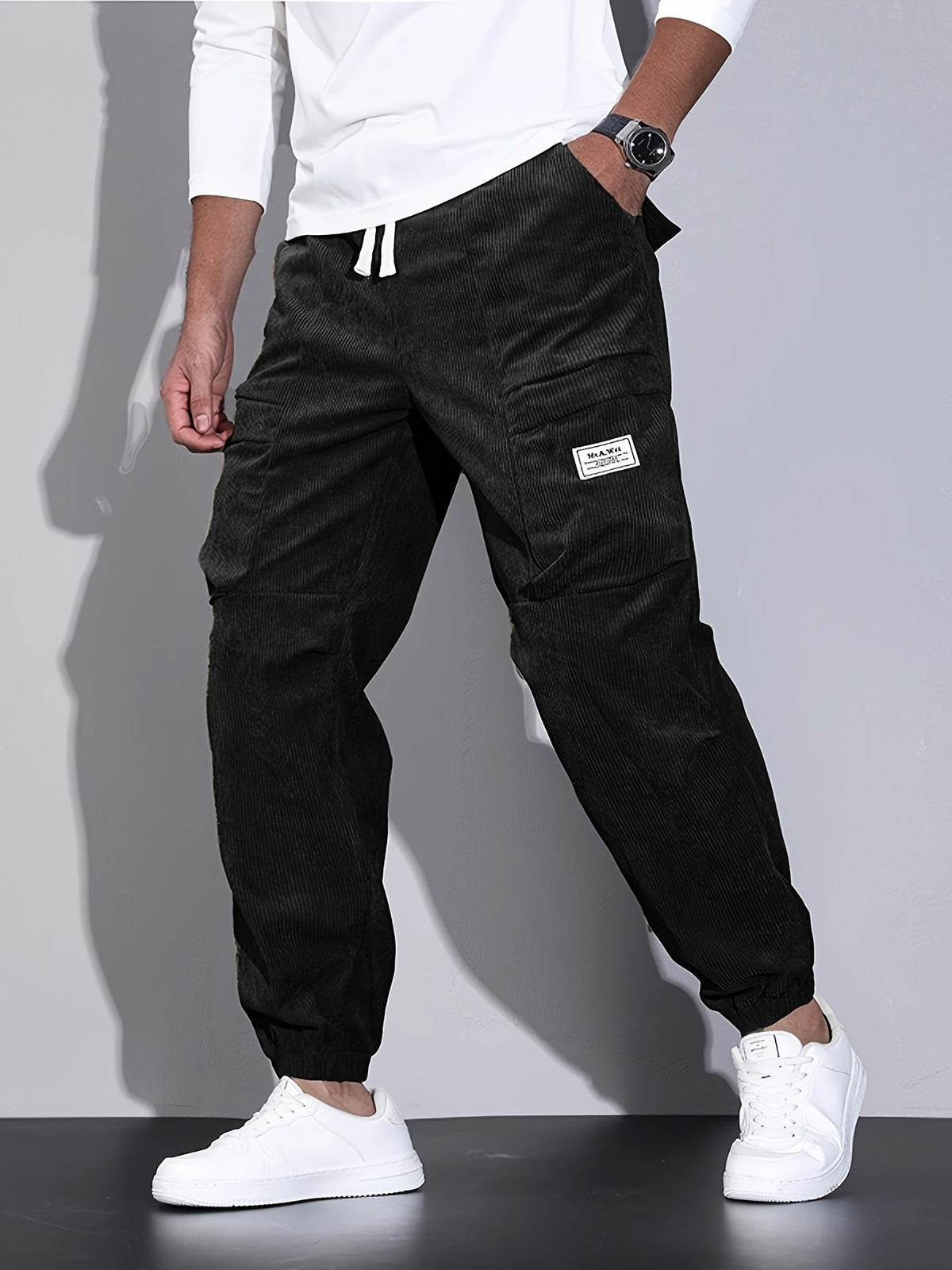 Orlando | Pantalon cargo en velours côtelé