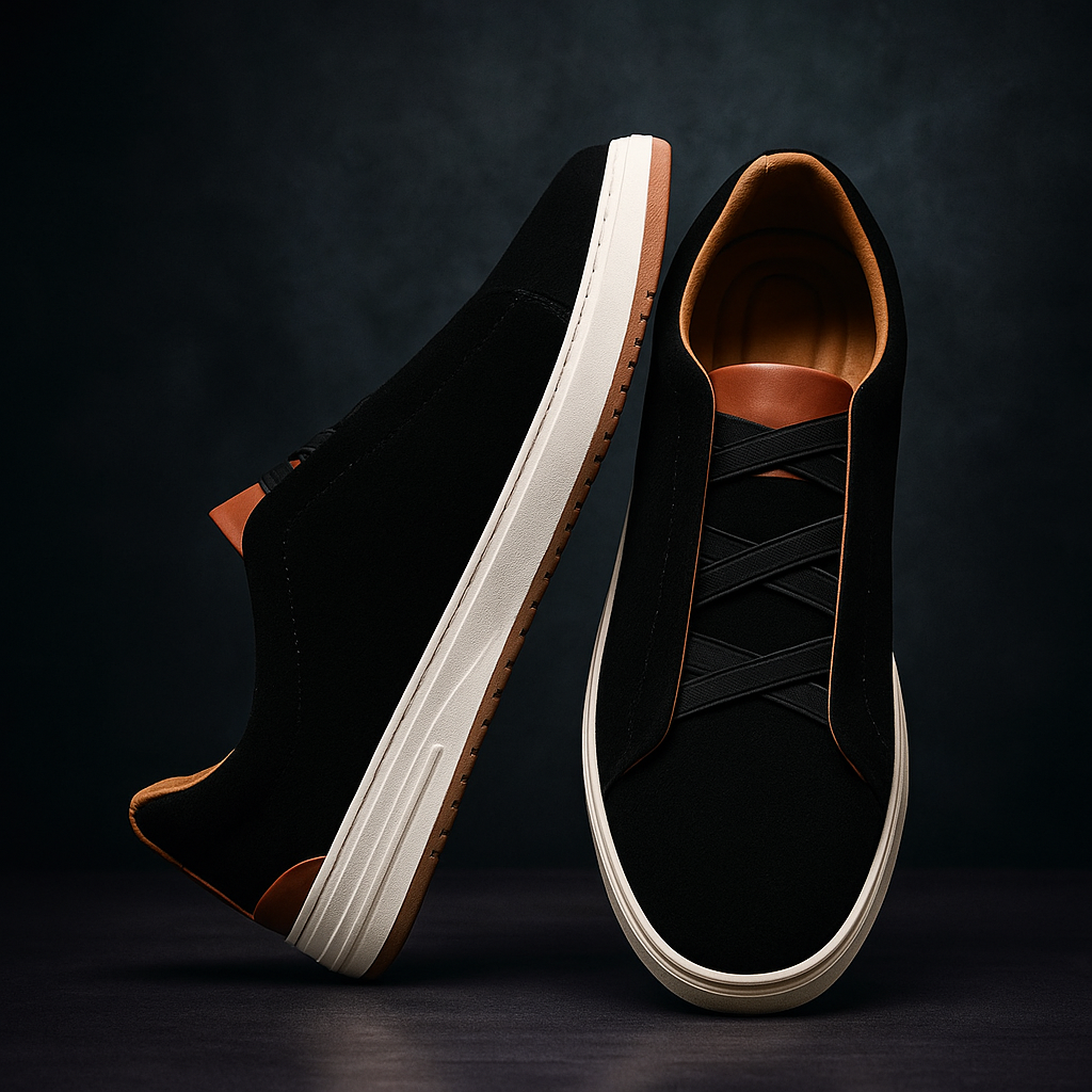 Michele | Chaussures sans lacets en suède