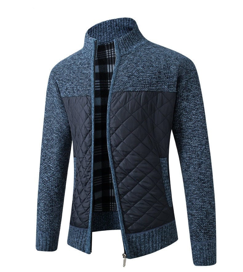 Laurent | Veste en tricot matelassée