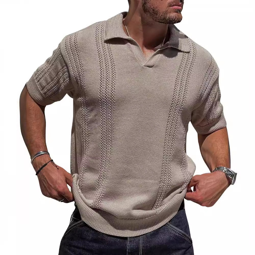 Hauts ajourés amples unis pour homme