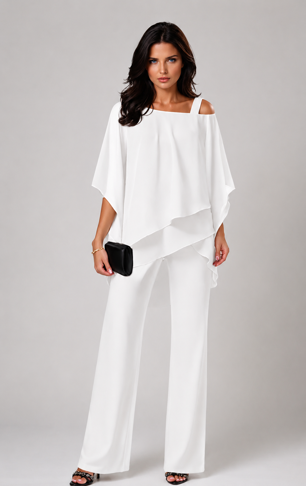 Alessia™ | Ensemble élégant deux pièces avec haut fluide