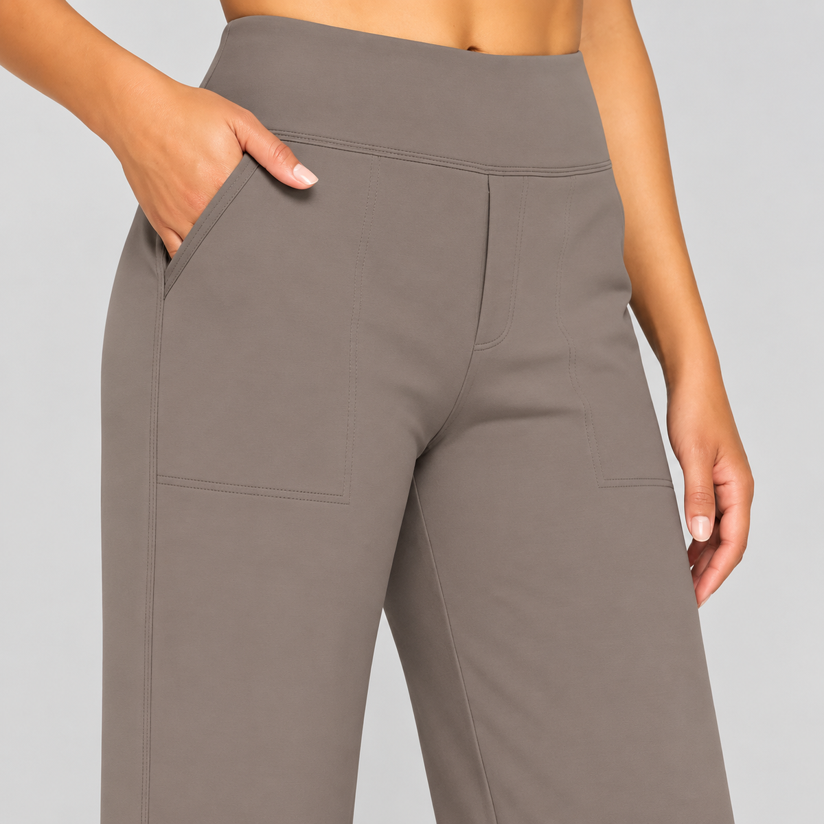 Pantalon à jambe large élégant et confortable