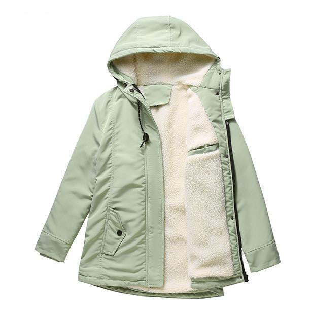 Annika | Manteau d'hiver matelassé à capuchon