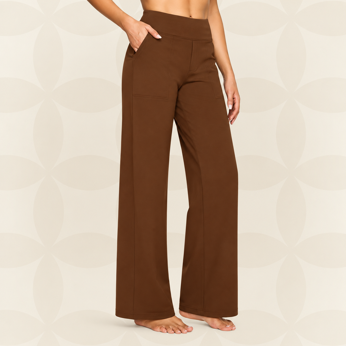 Pantalon à jambe large élégant et confortable