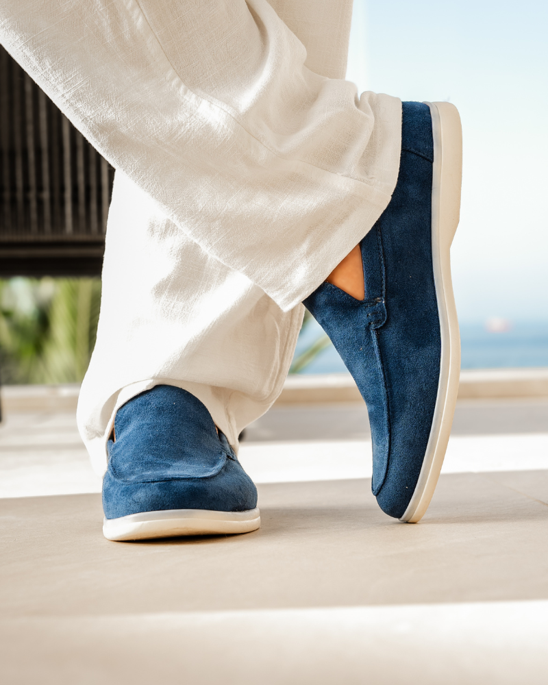 Fabio | Mocassins en cuir suédé