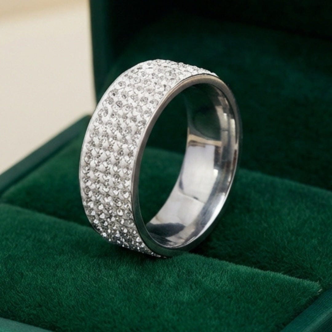 Bague-anneau à cristaux