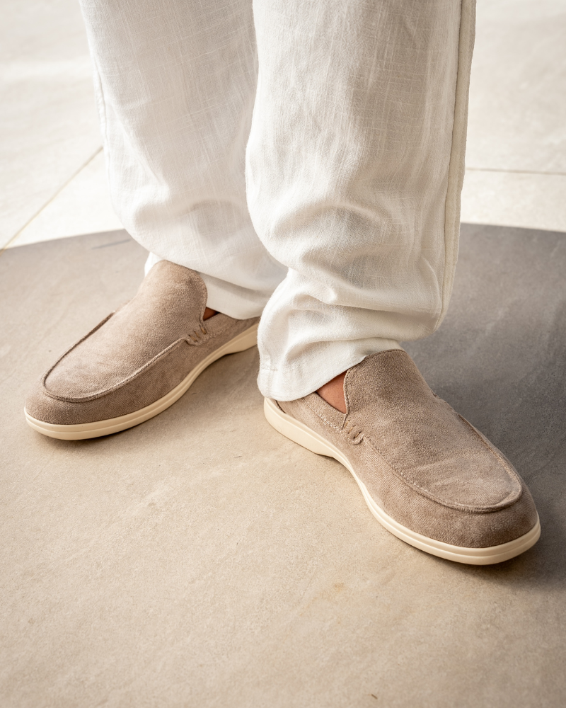 Fabio | Mocassins en cuir suédé