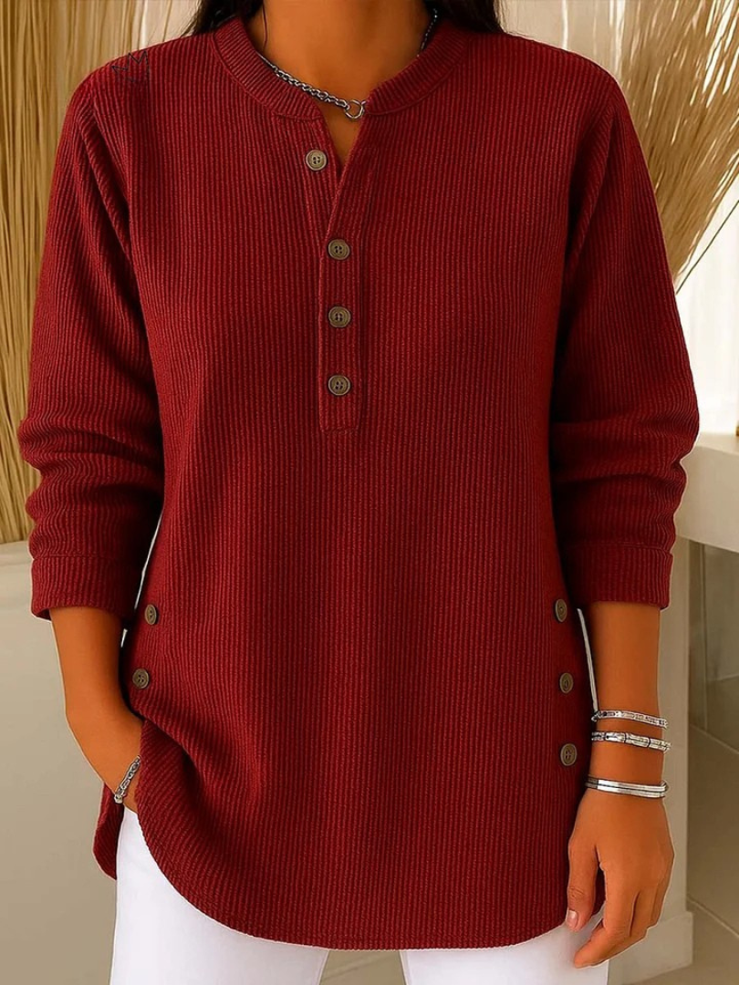 Donata | Tunique Henley à boutons