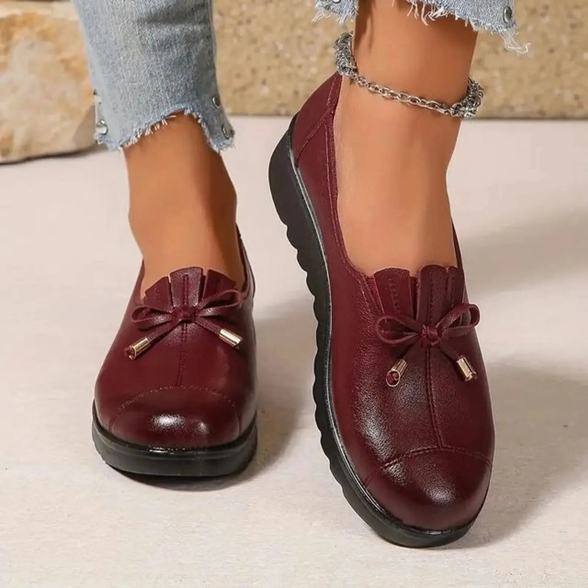 Irène™ | Mocassins confortables à plateforme