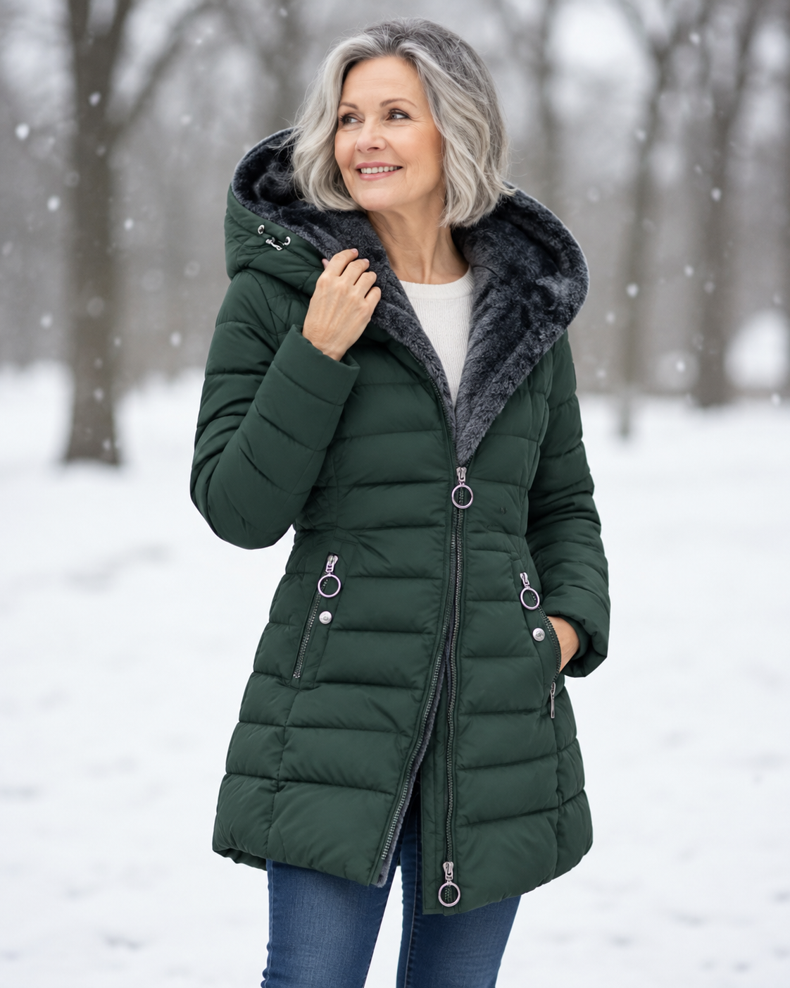 Marga™ | Manteau d'hiver matelassé chaud à capuchon