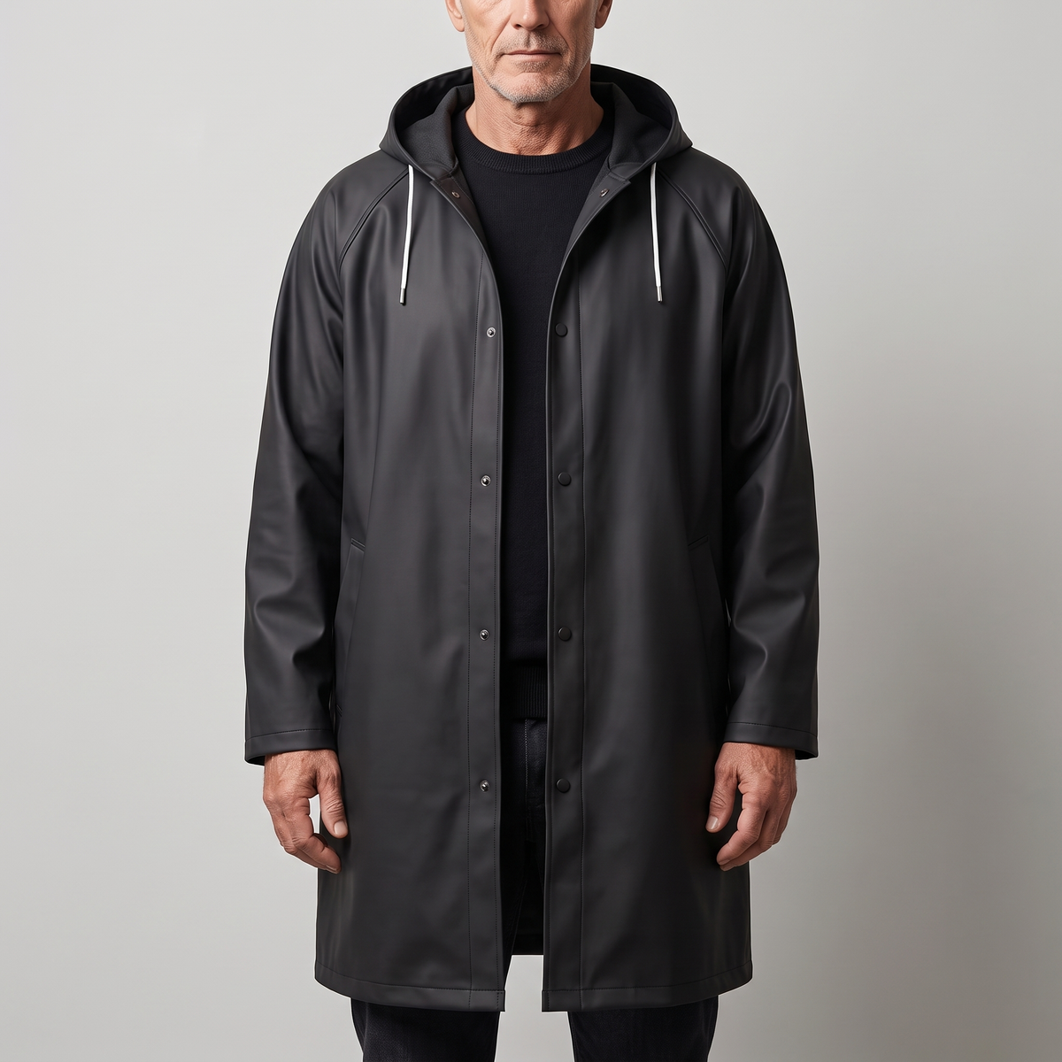 DryGuard™ | Imperméable long à capuchon