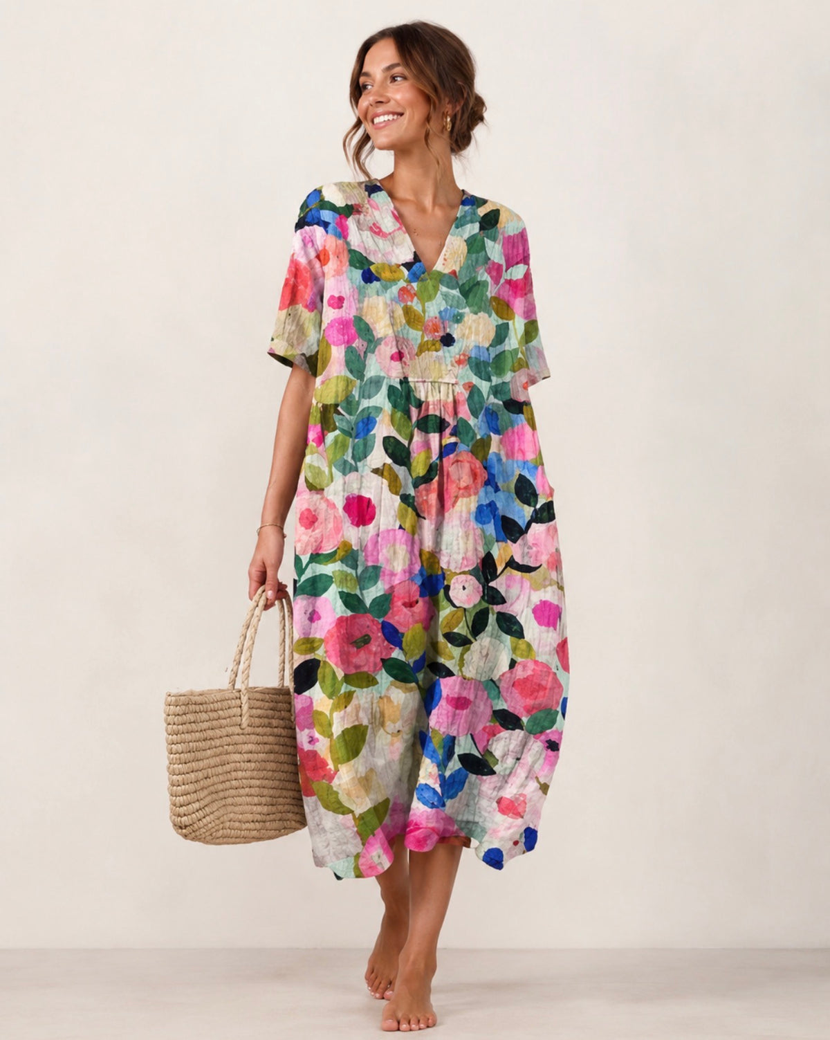 LUNA™ | Robe bohème d'été à imprimé floral