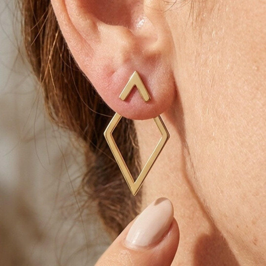 Boucles d'oreilles à tige Géométriques bohèmes