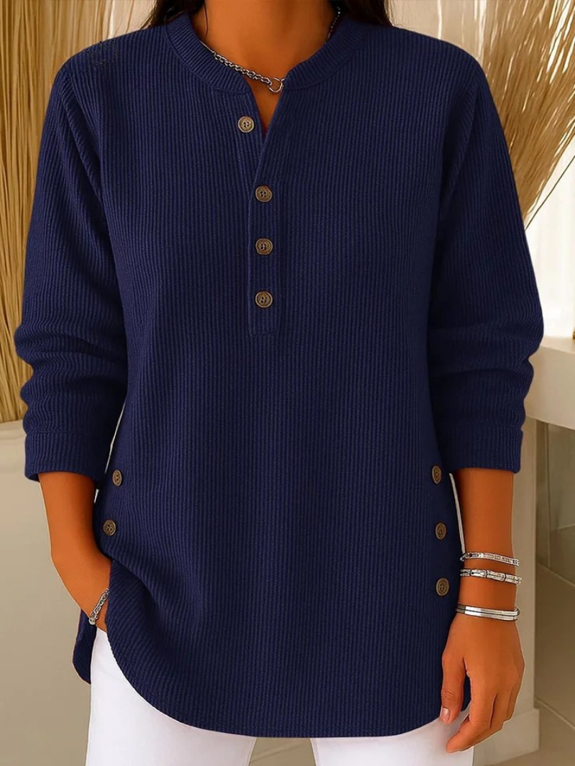 Donata | Tunique Henley à boutons