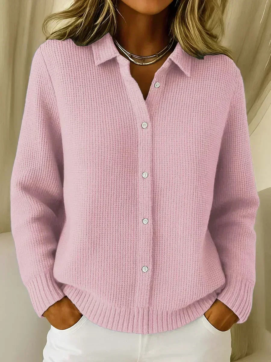 Manuela | Veste en tricot texturé à boutons