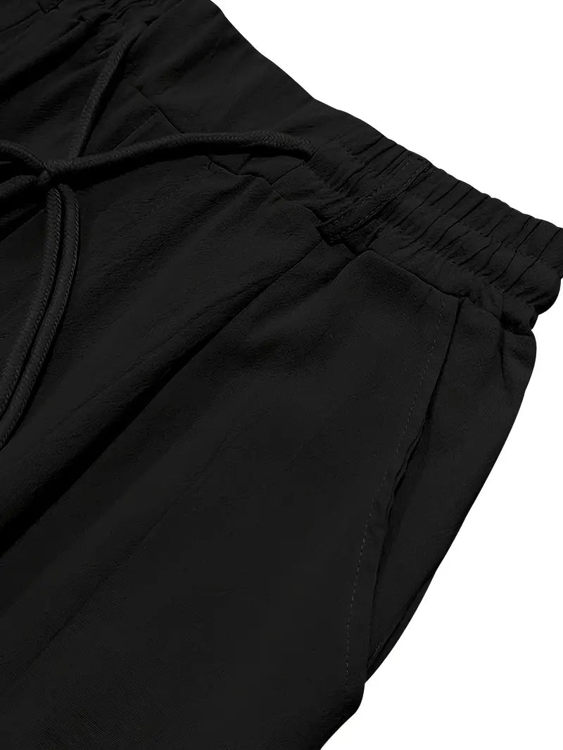 Tito | Pantalon large en lin avec cordon