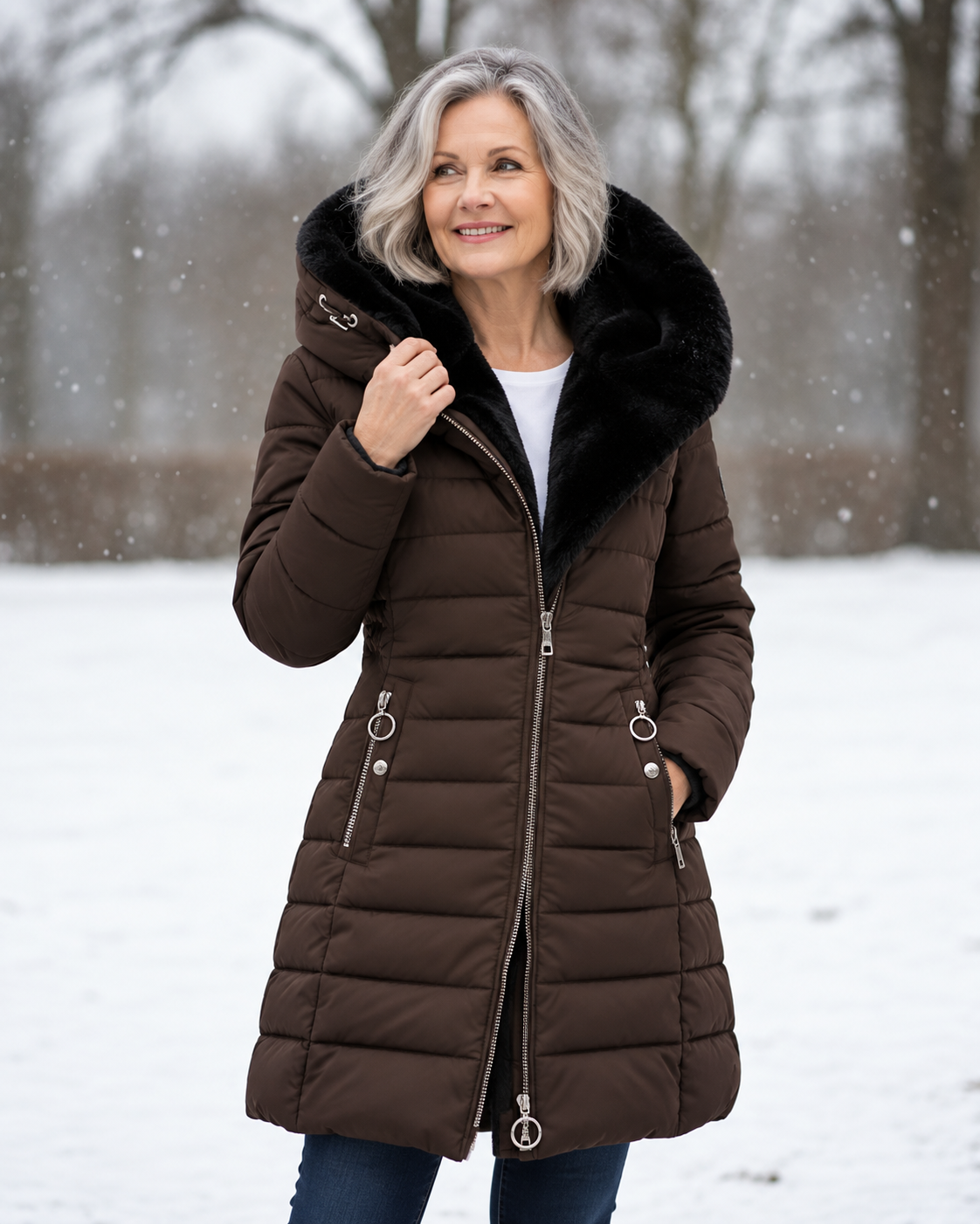 Marga™ | Manteau d'hiver matelassé chaud à capuchon