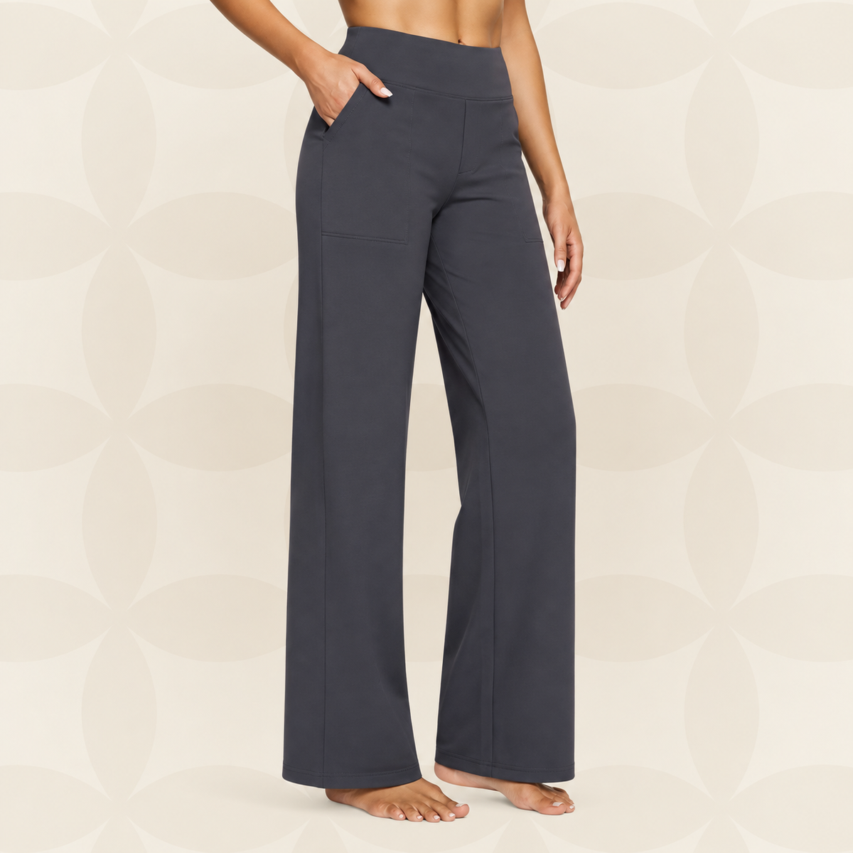 Pantalon à jambe large élégant et confortable