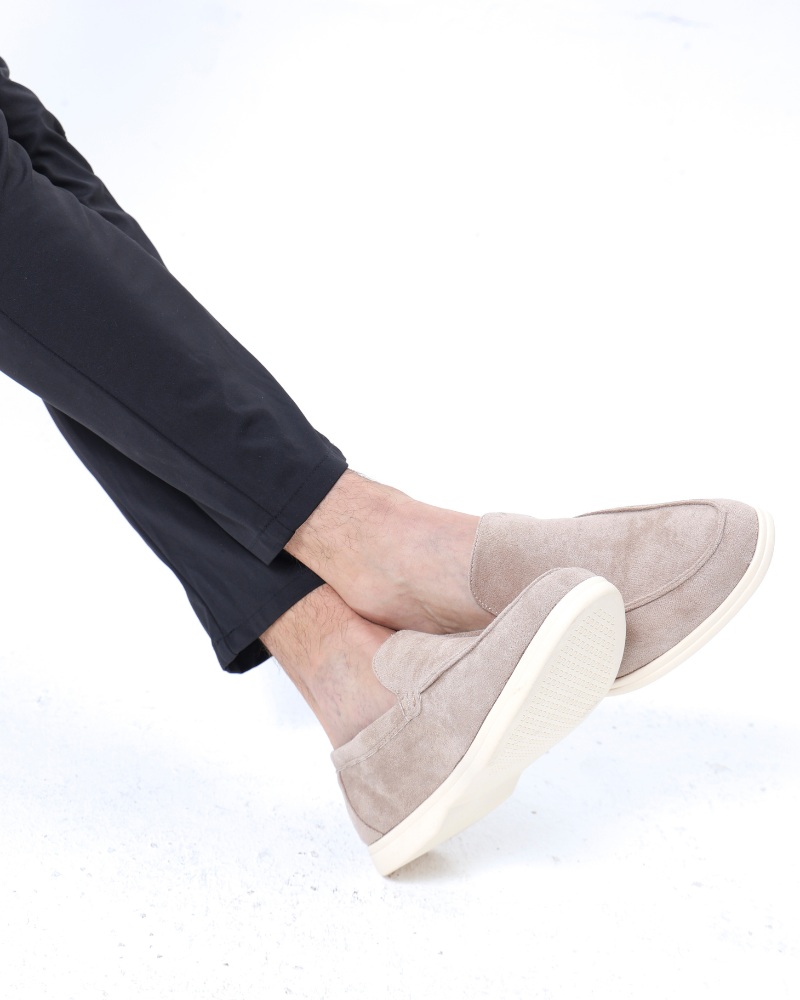 Fabio | Mocassins en cuir suédé