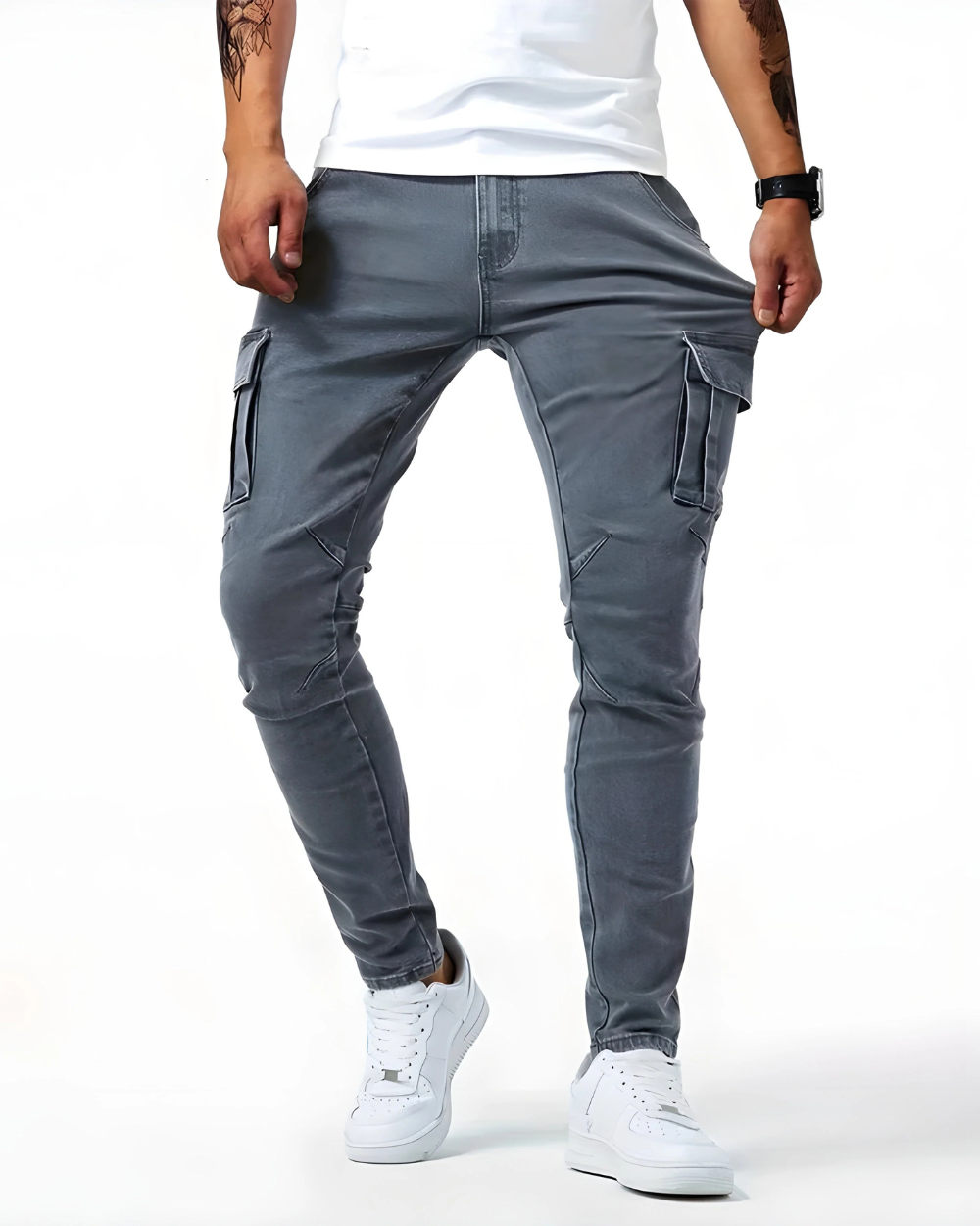 Ciro | Pantalon cargo extensible