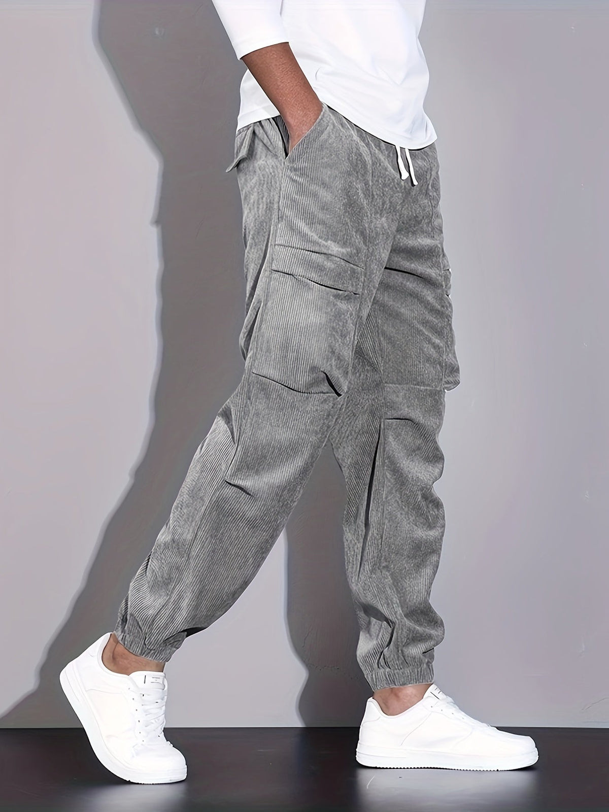 Orlando | Pantalon cargo en velours côtelé