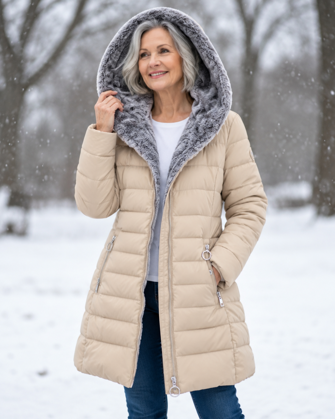 Marga™ | Manteau d'hiver matelassé chaud à capuchon