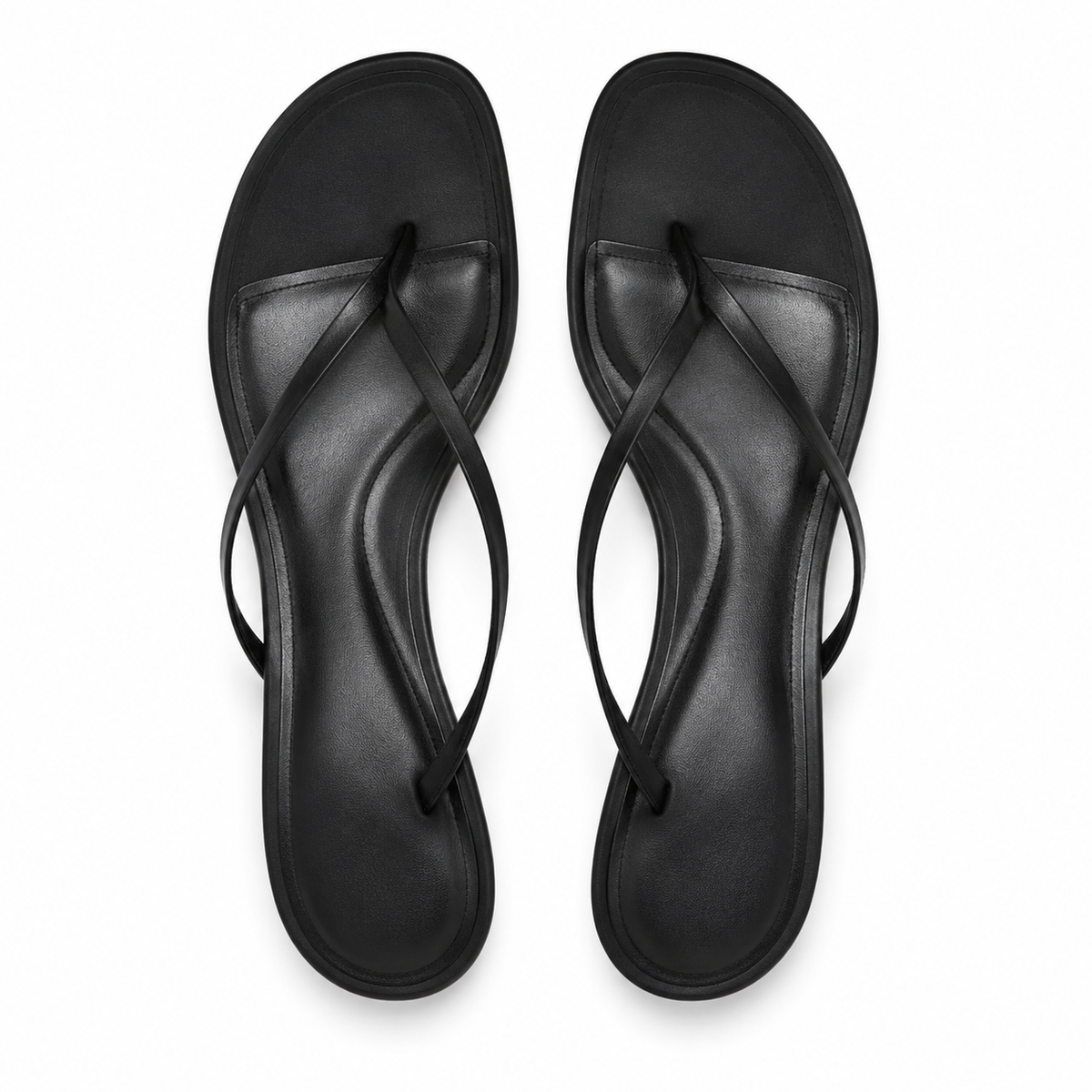 Sandales à entredoigt avec petit talon
