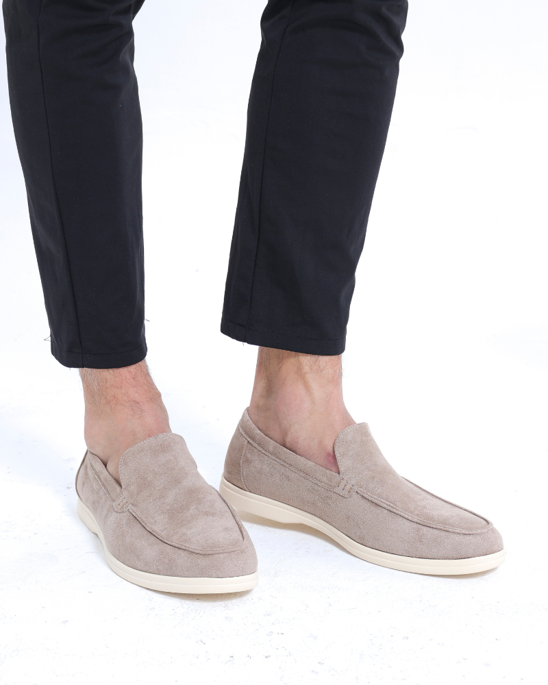 Fabio | Mocassins en cuir suédé