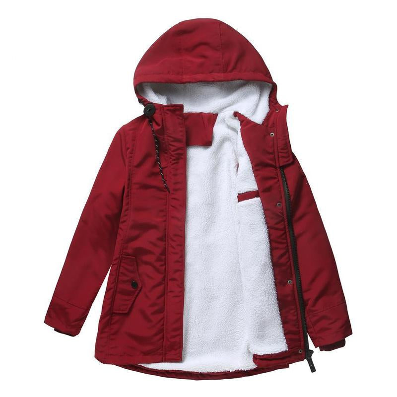 Annika | Manteau d'hiver matelassé à capuchon