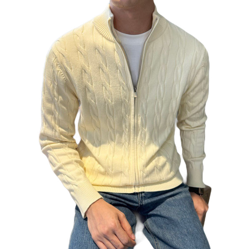 Chandail torsadé grandes tailles pour homme
