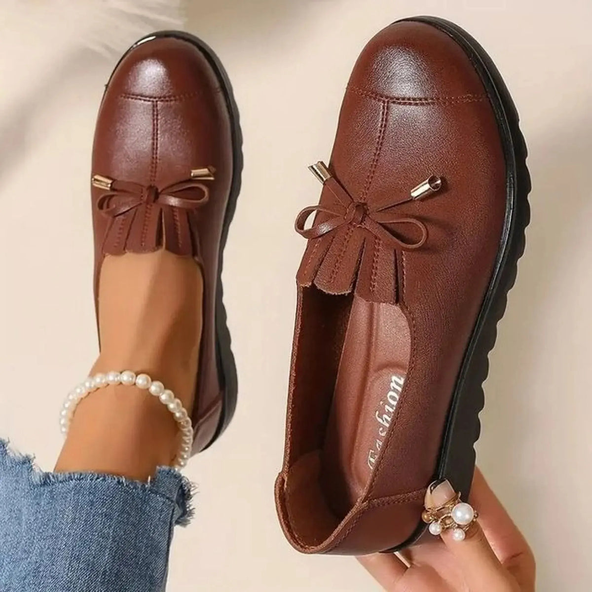 Irène™ | Mocassins confortables à plateforme