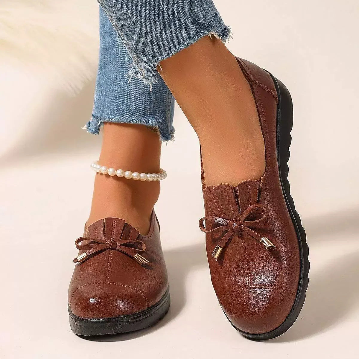 Irène™ | Mocassins confortables à plateforme