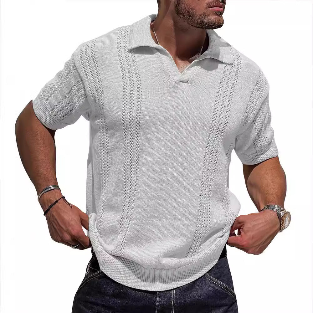 Hauts ajourés amples unis pour homme