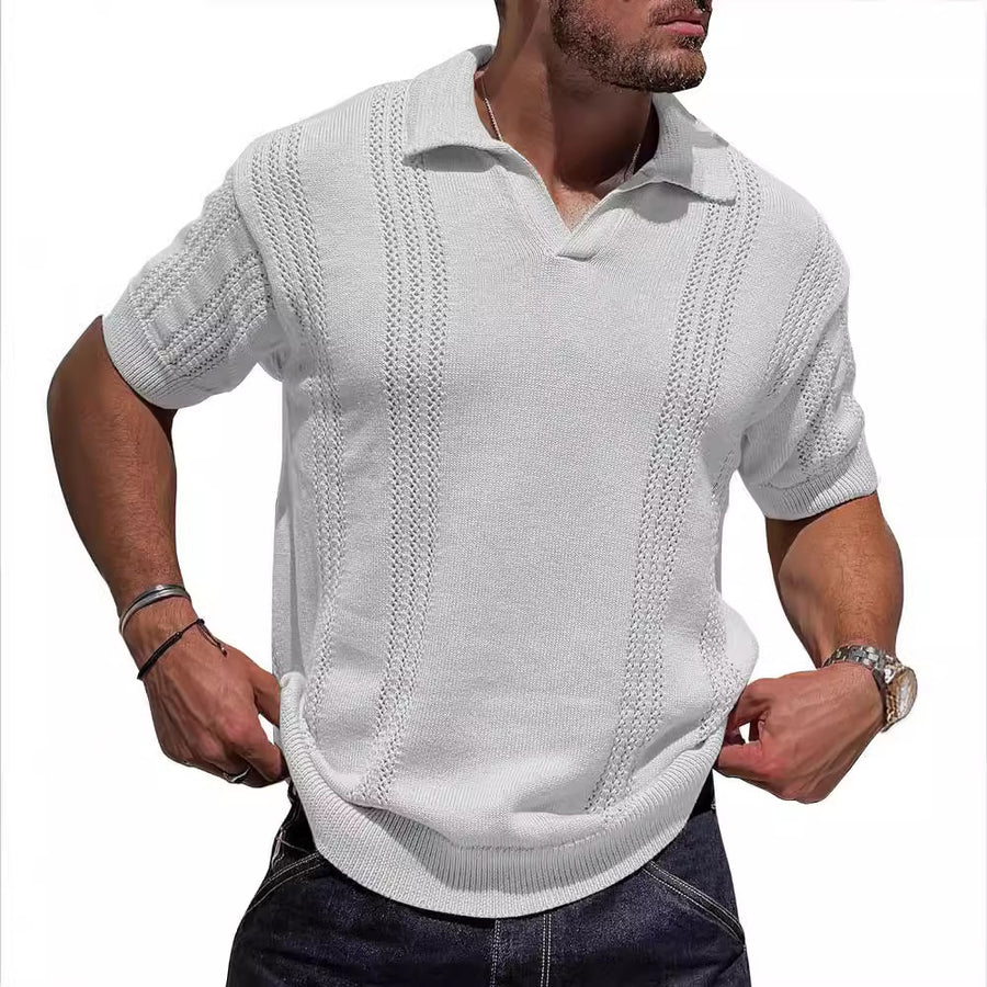 Hauts ajourés amples unis pour homme