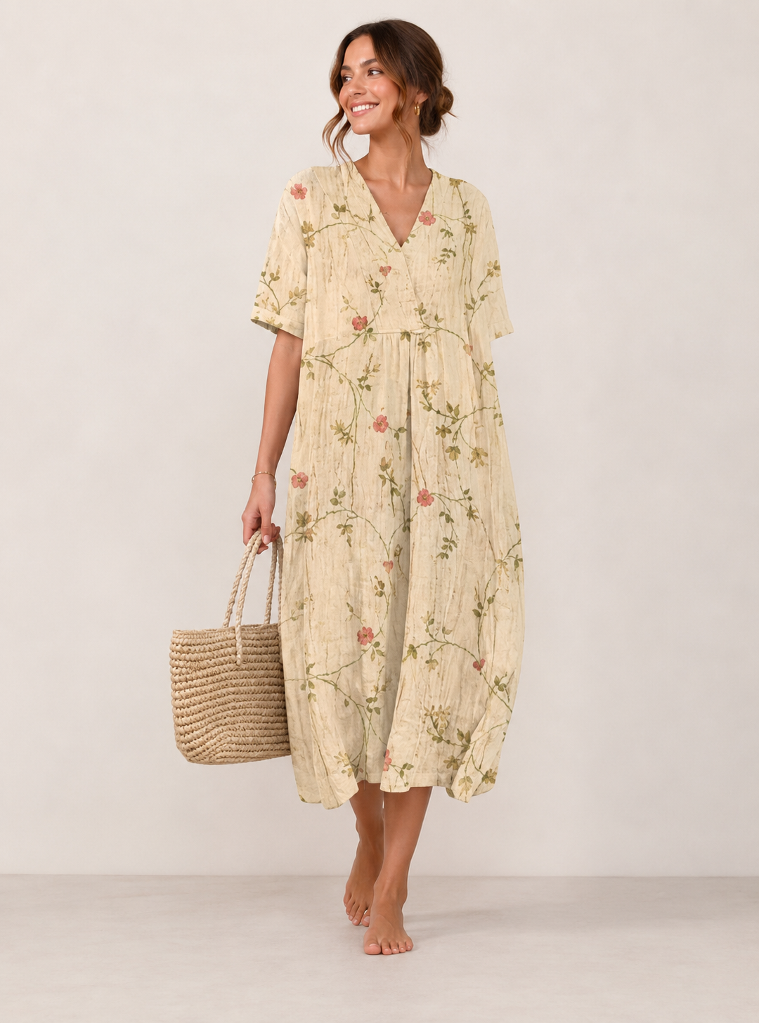LUNA™ | Robe bohème d'été à imprimé floral