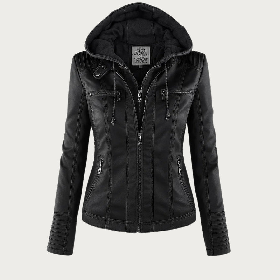 Flavia | Veste en cuir robuste et élégante